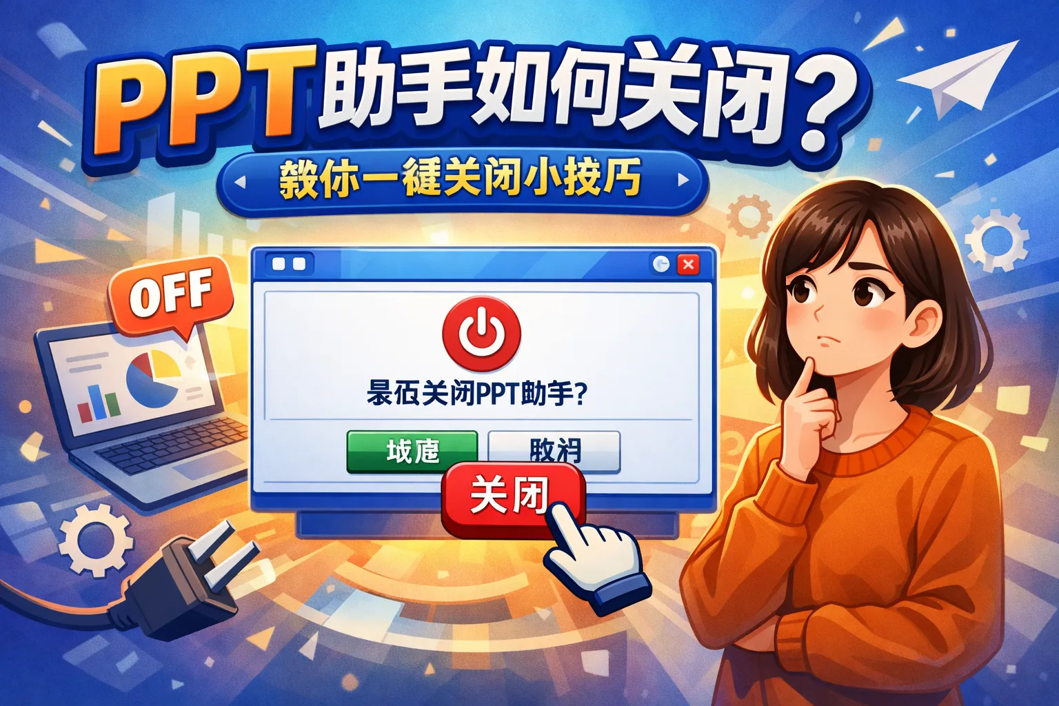 ppt助手如何关闭