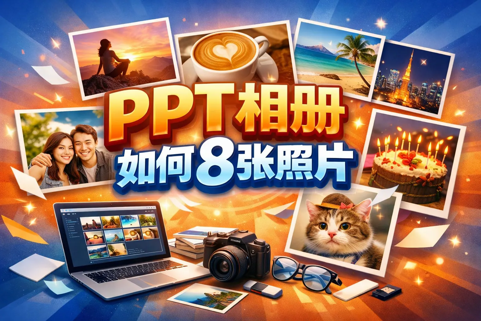 ppt相册如何8张照片尺寸