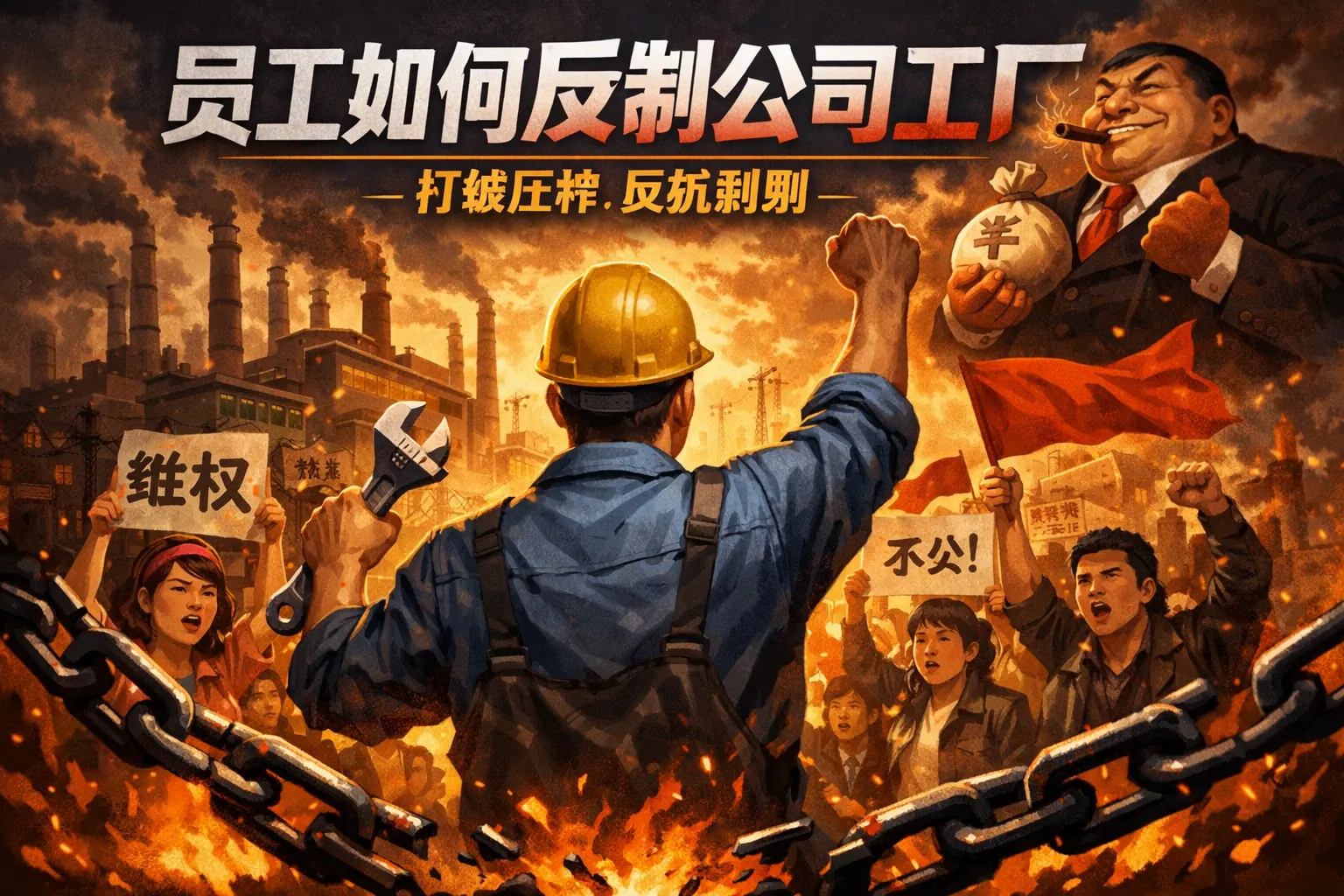 员工如何反制公司工厂