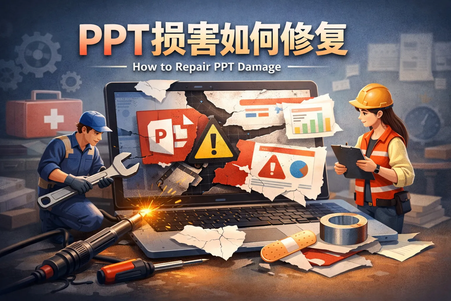 ppt损害如何修复