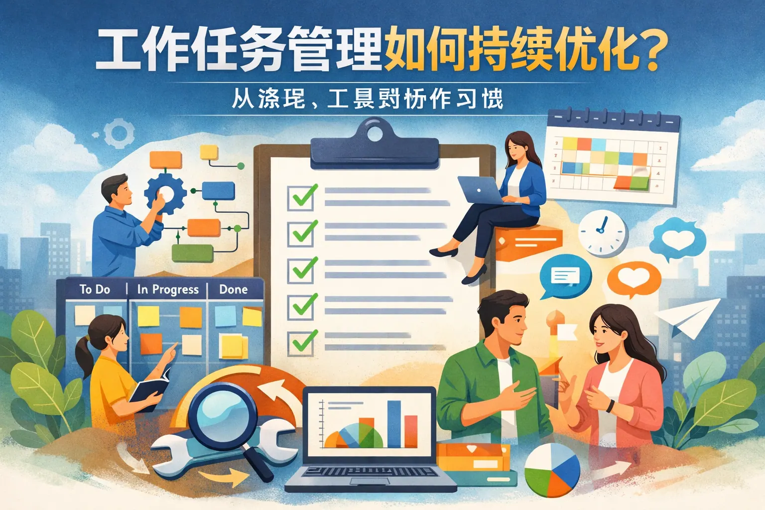 工作任务管理如何持续优化？从流程、工具到协作习惯