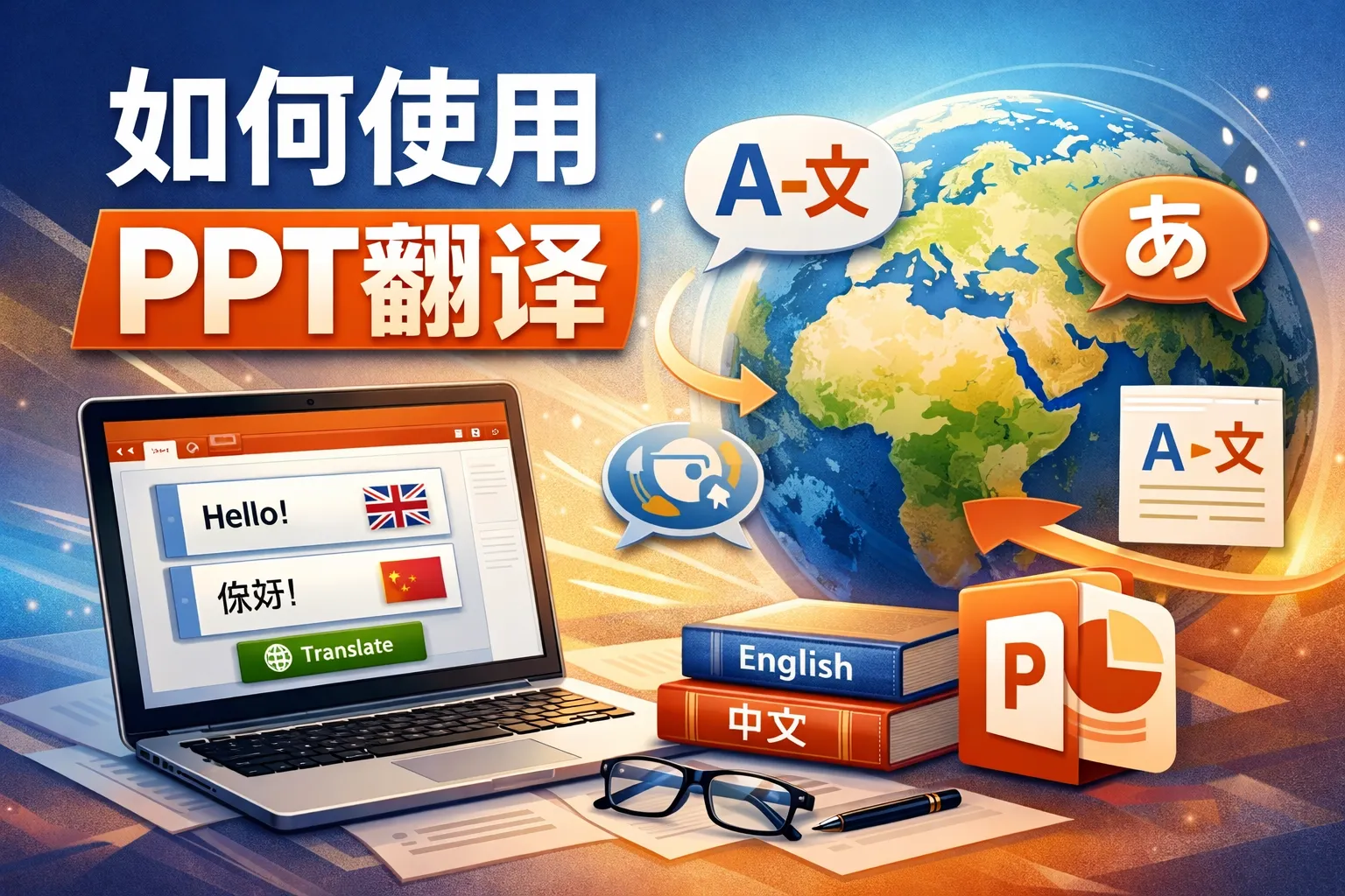 如何使用ppt翻译
