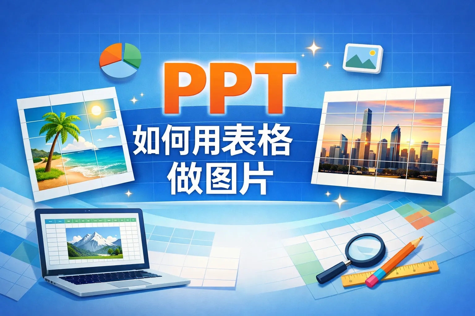 ppt如何用表格做图片