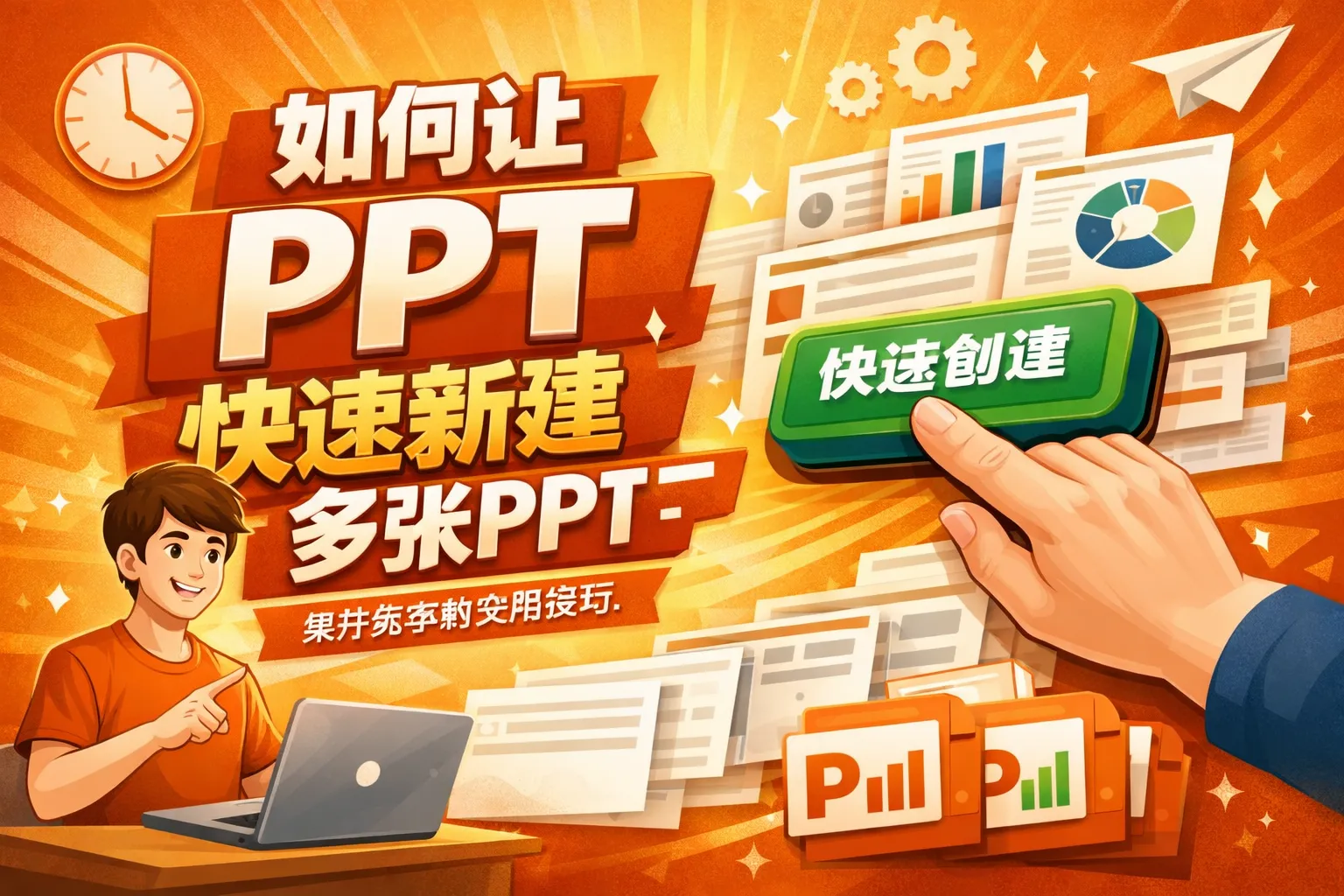 如何让ppt快速新建多张ppt