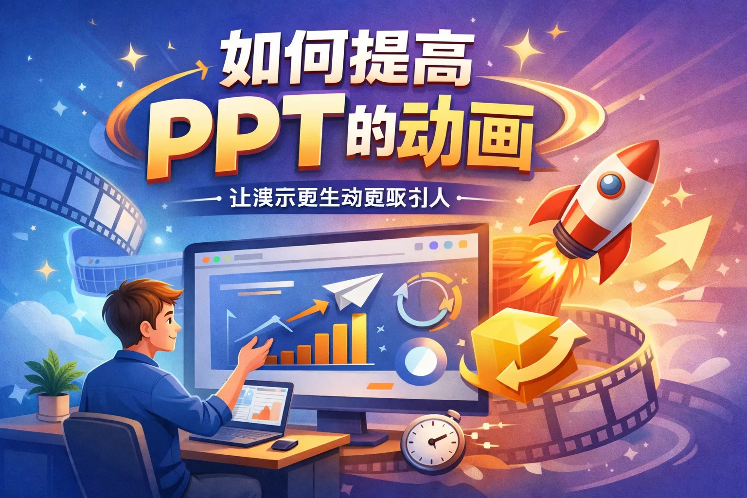 如何提高ppt的动画