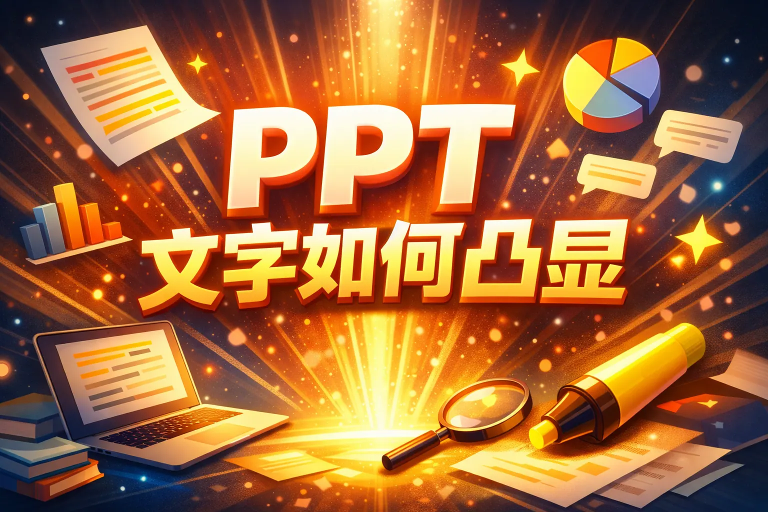 ppt文字如何凸显