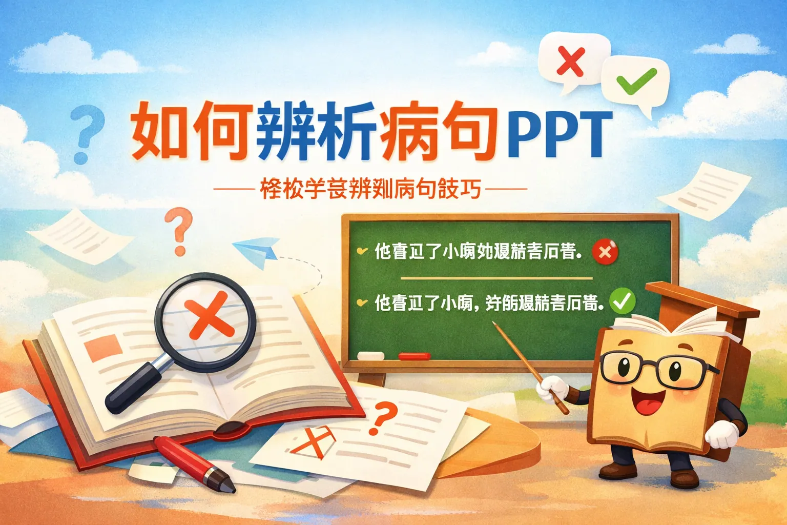 如何辨析病句ppt