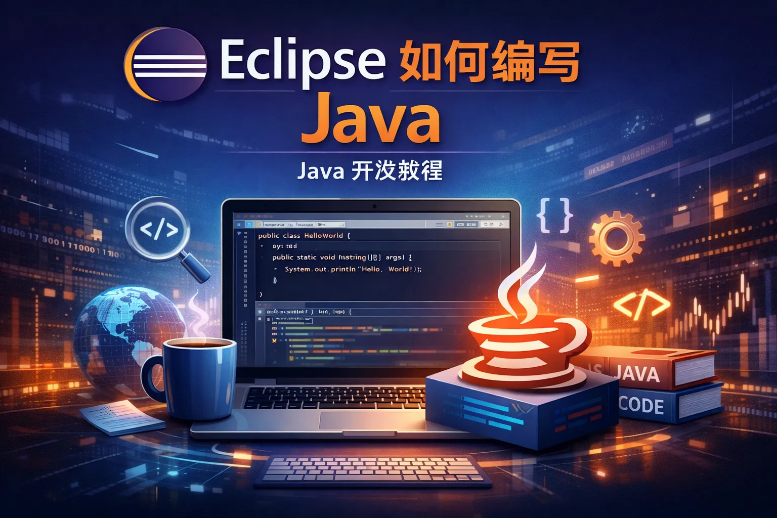 exlipse如何编写java