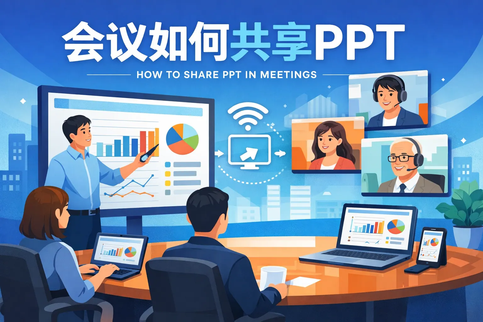 会议如何共享ppt