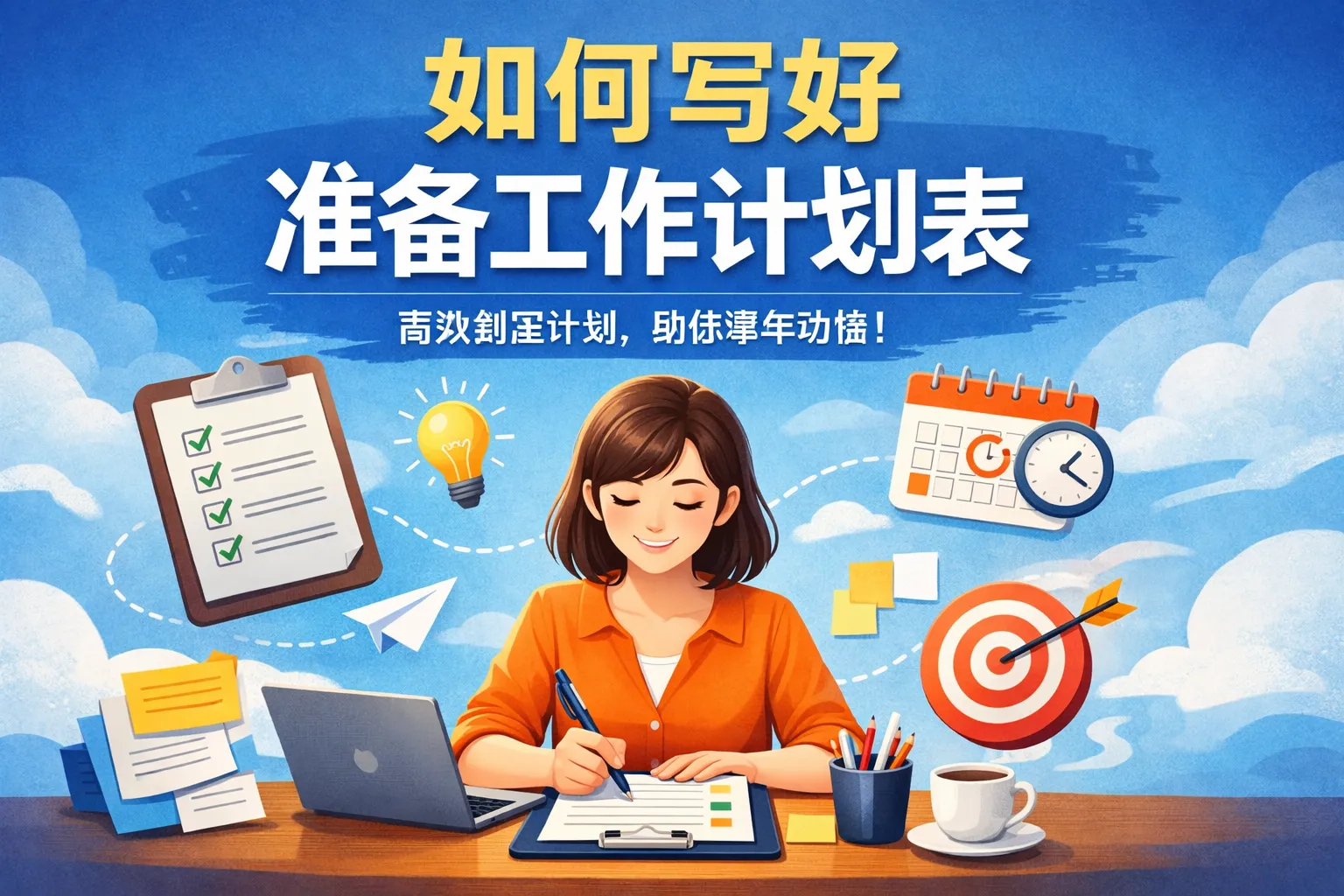 如何写好准备工作计划表