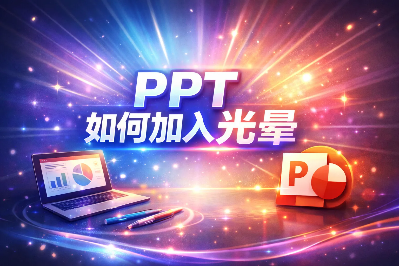 ppt如何加入光晕