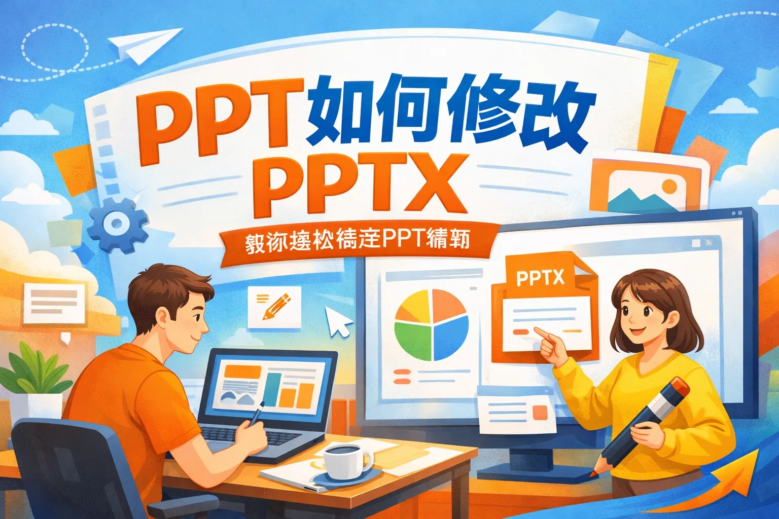 ppt如何修改pptx