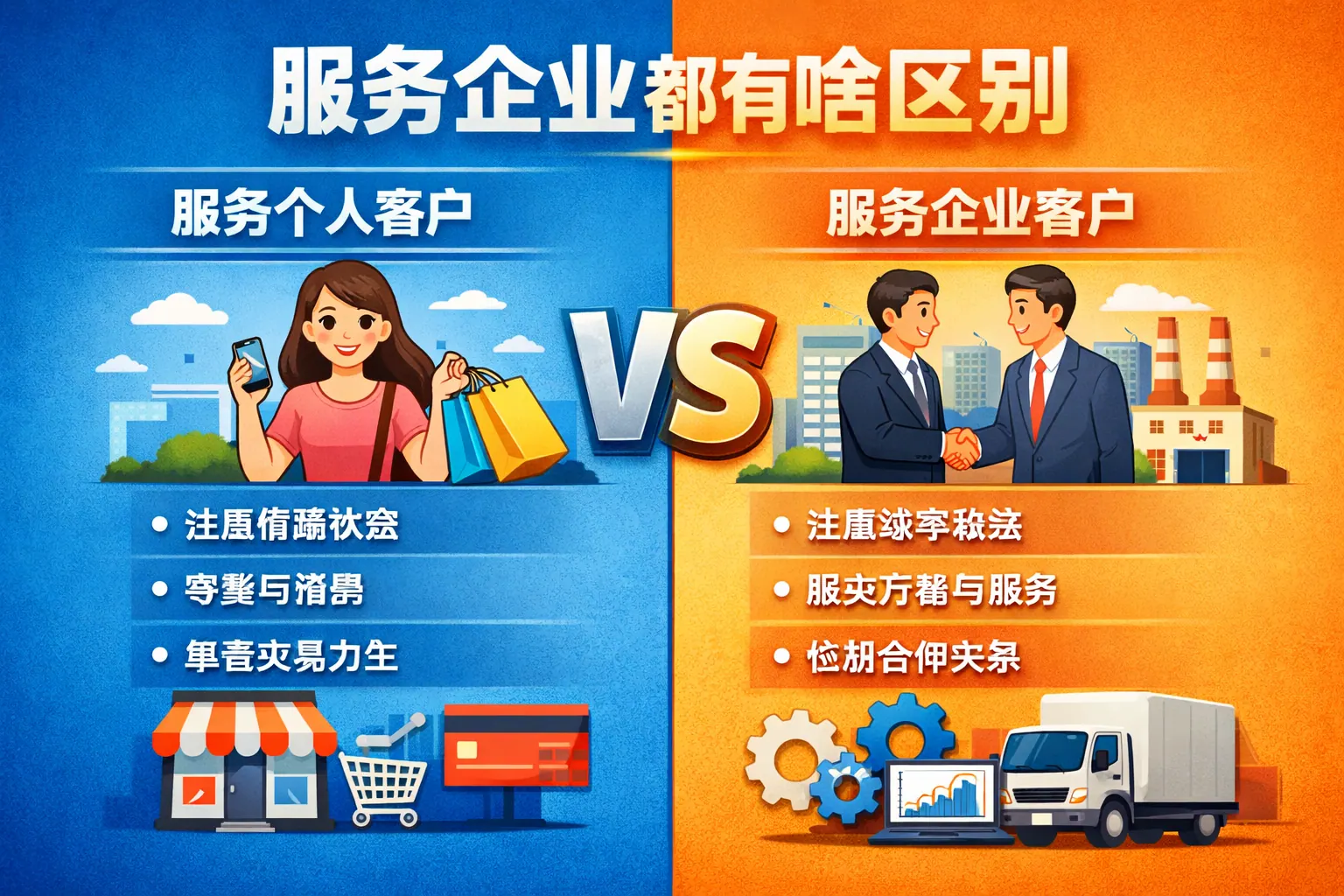 服务企业都有啥区别