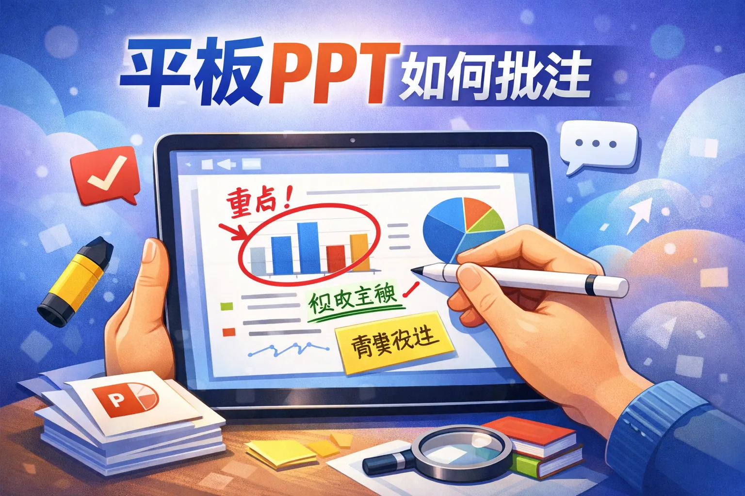 平板PPT如何批注