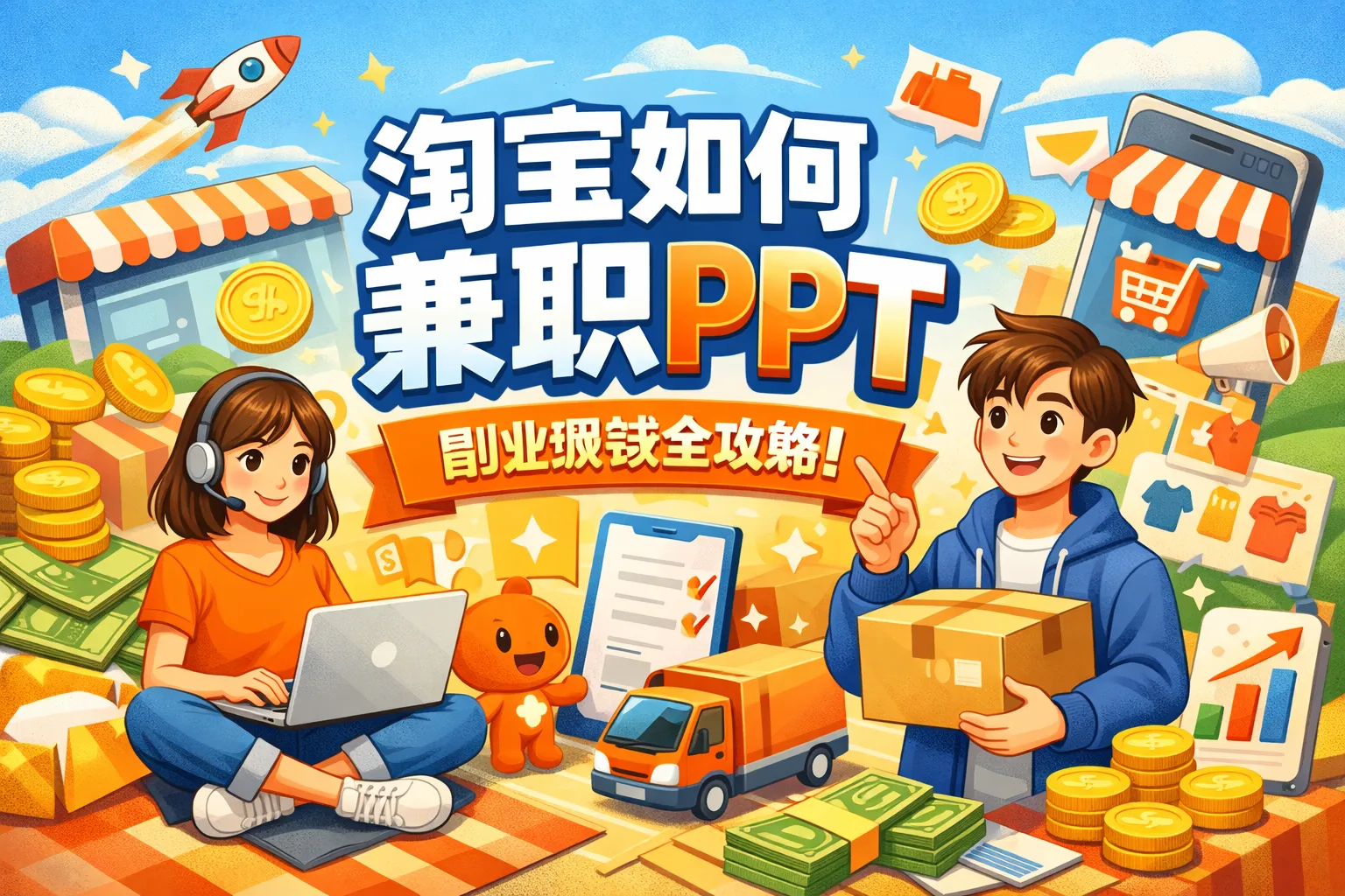 淘宝如何兼职ppt