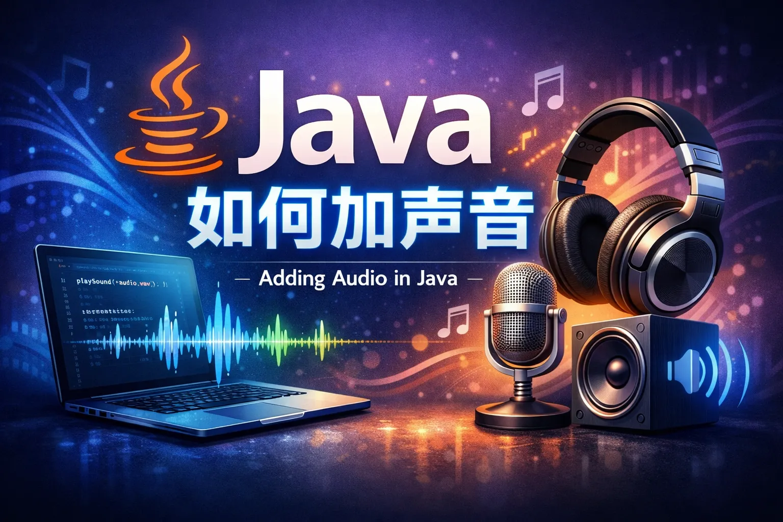 java如何加声音