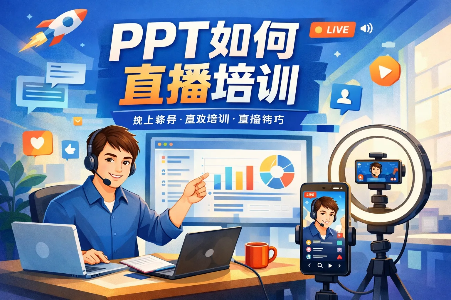 ppt如何直播培训