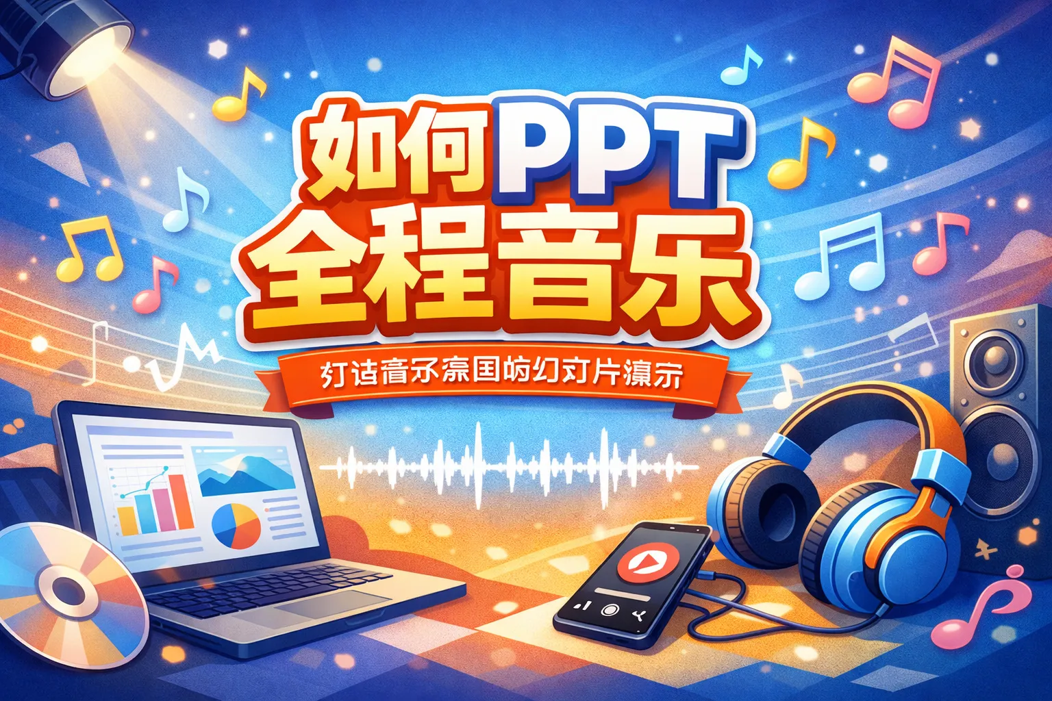 如何ppt全程音乐