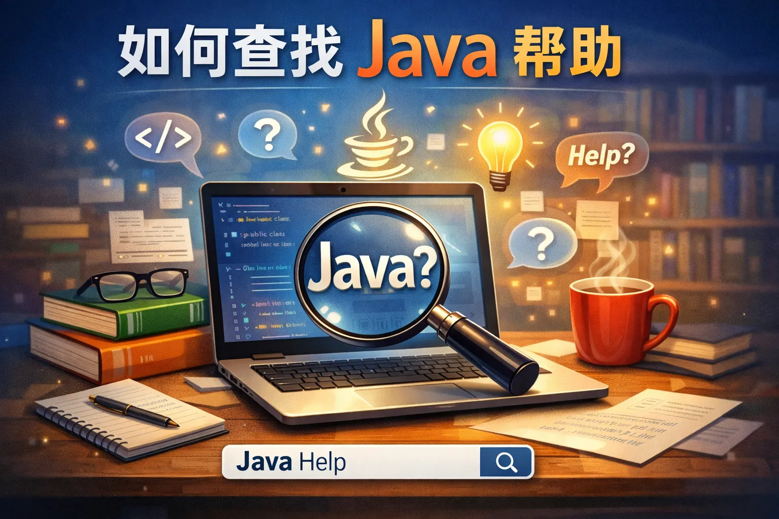 如何查找 java帮助