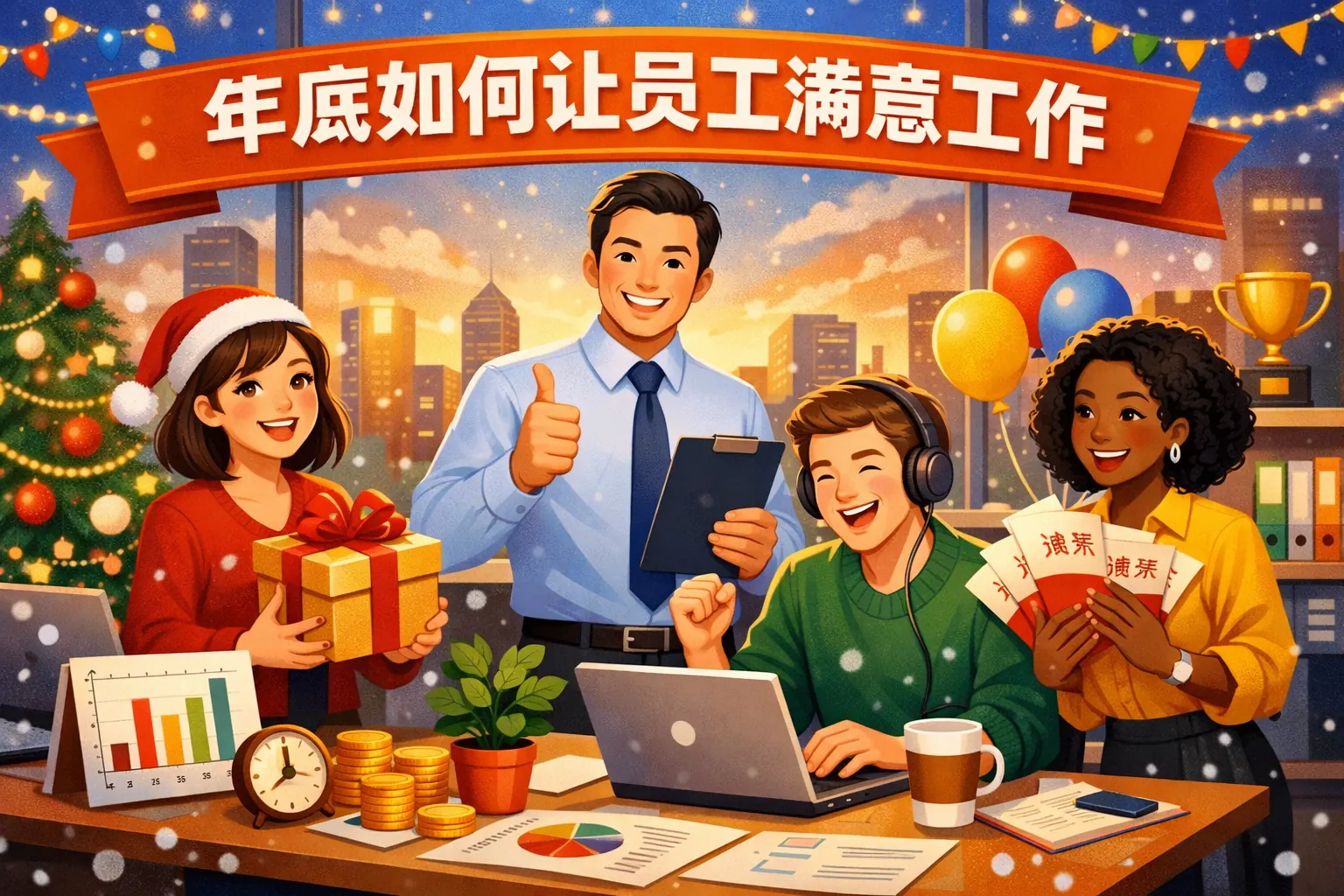 年底如何让员工满意工作