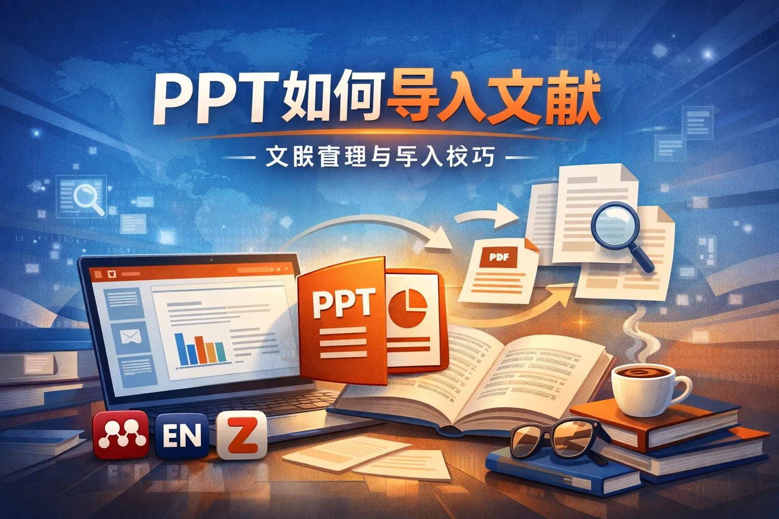 ppt如何导入文献