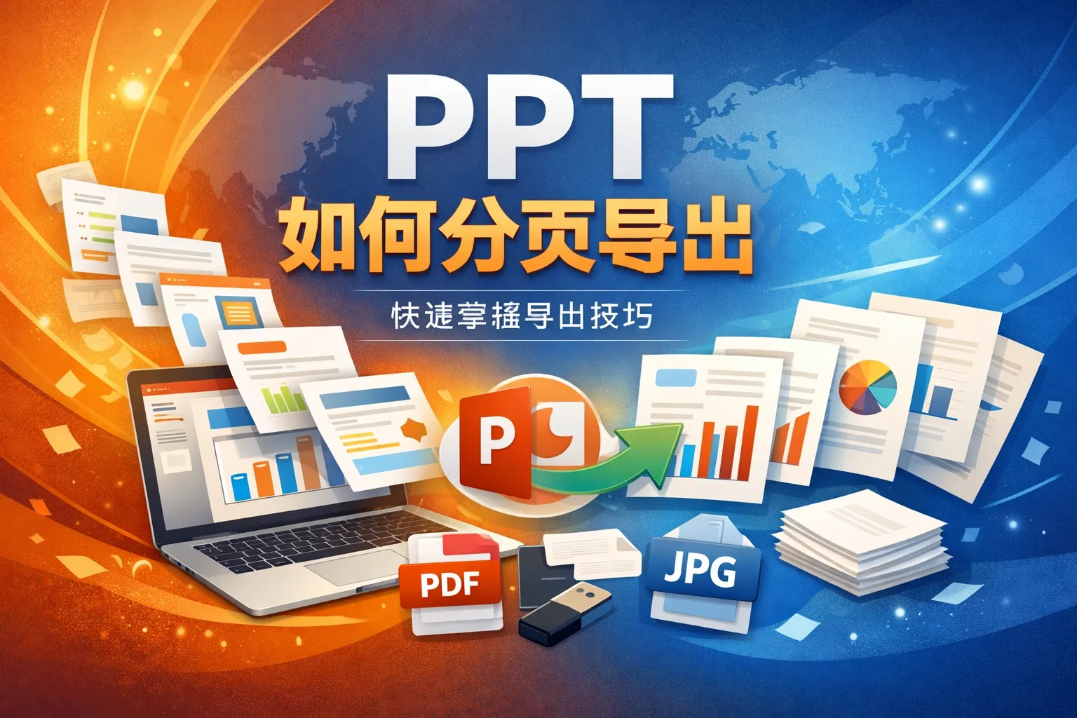ppt如何分页导出