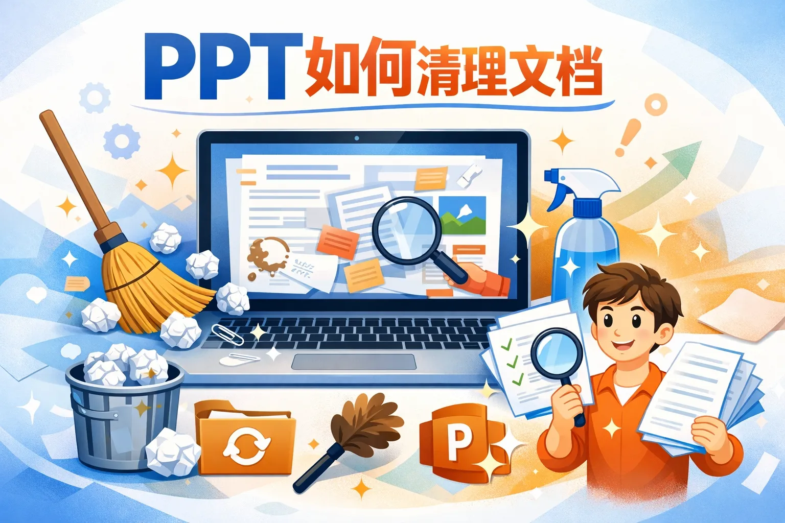 ppt如何清理文档