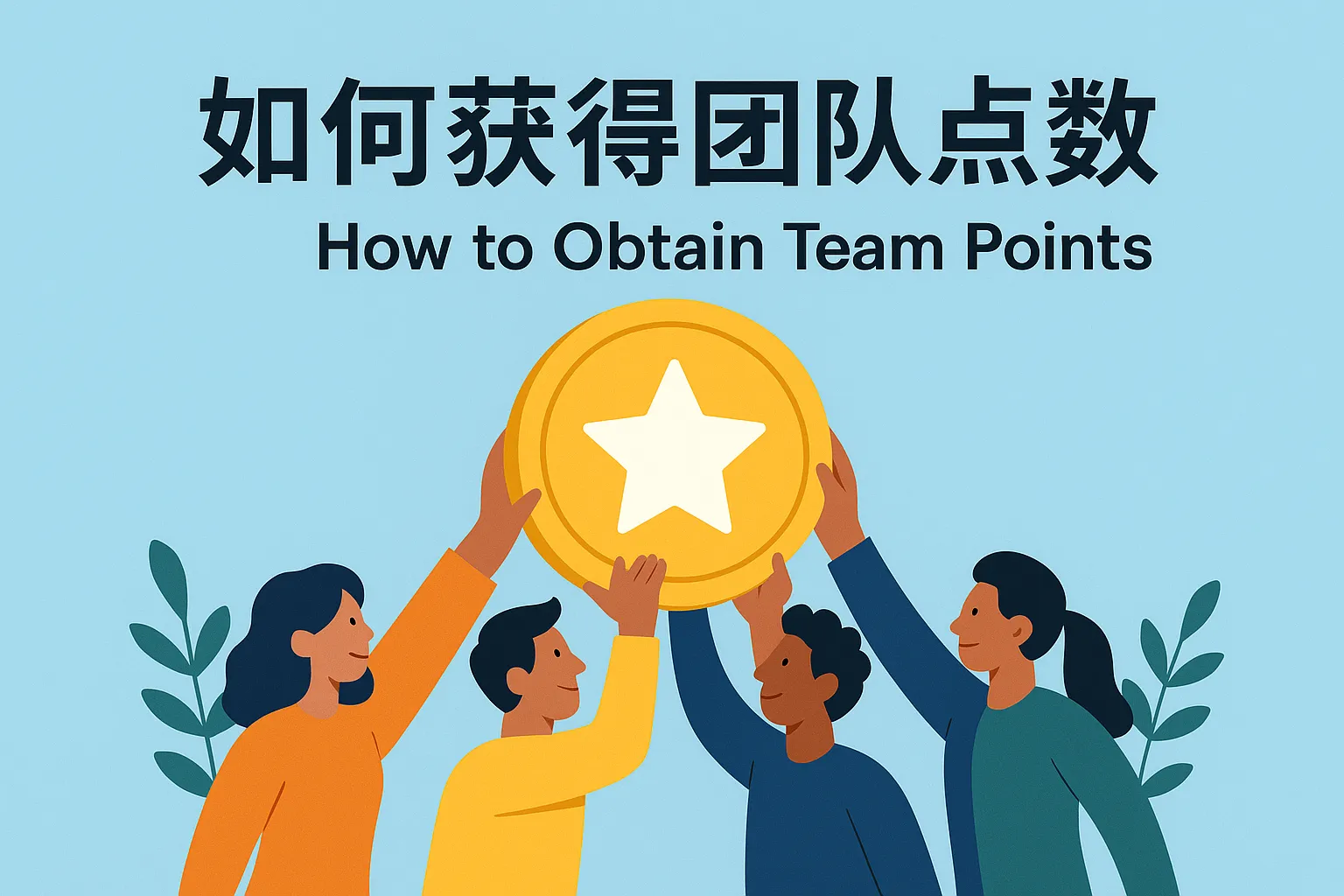 如何获得团队点数