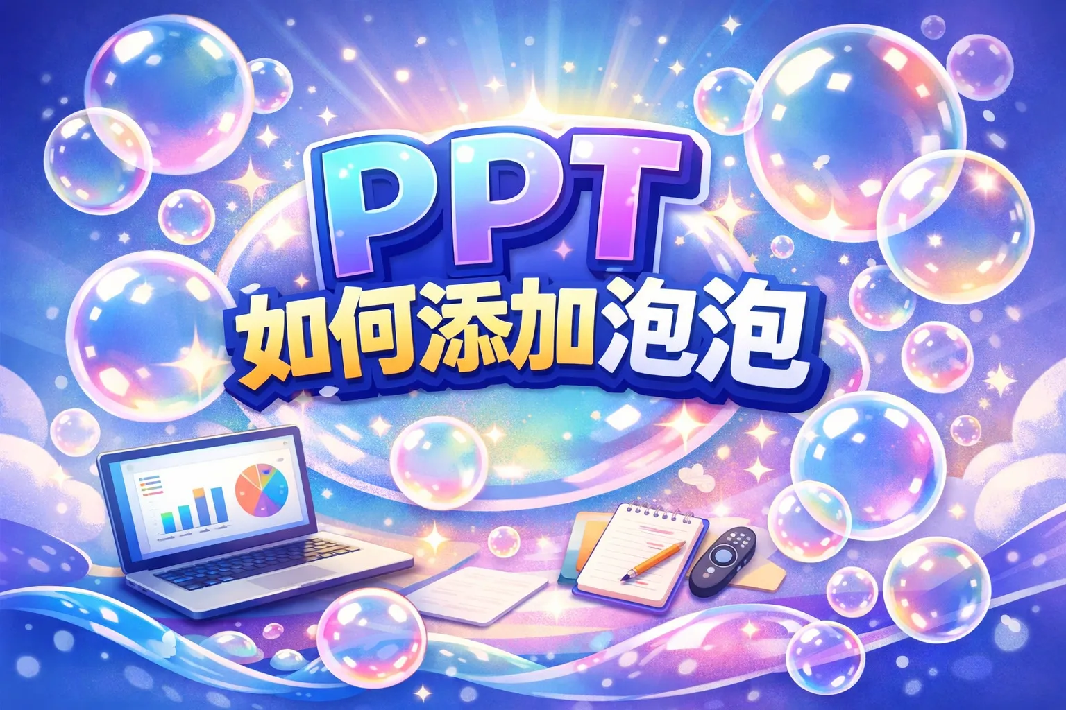ppt如何添加泡泡