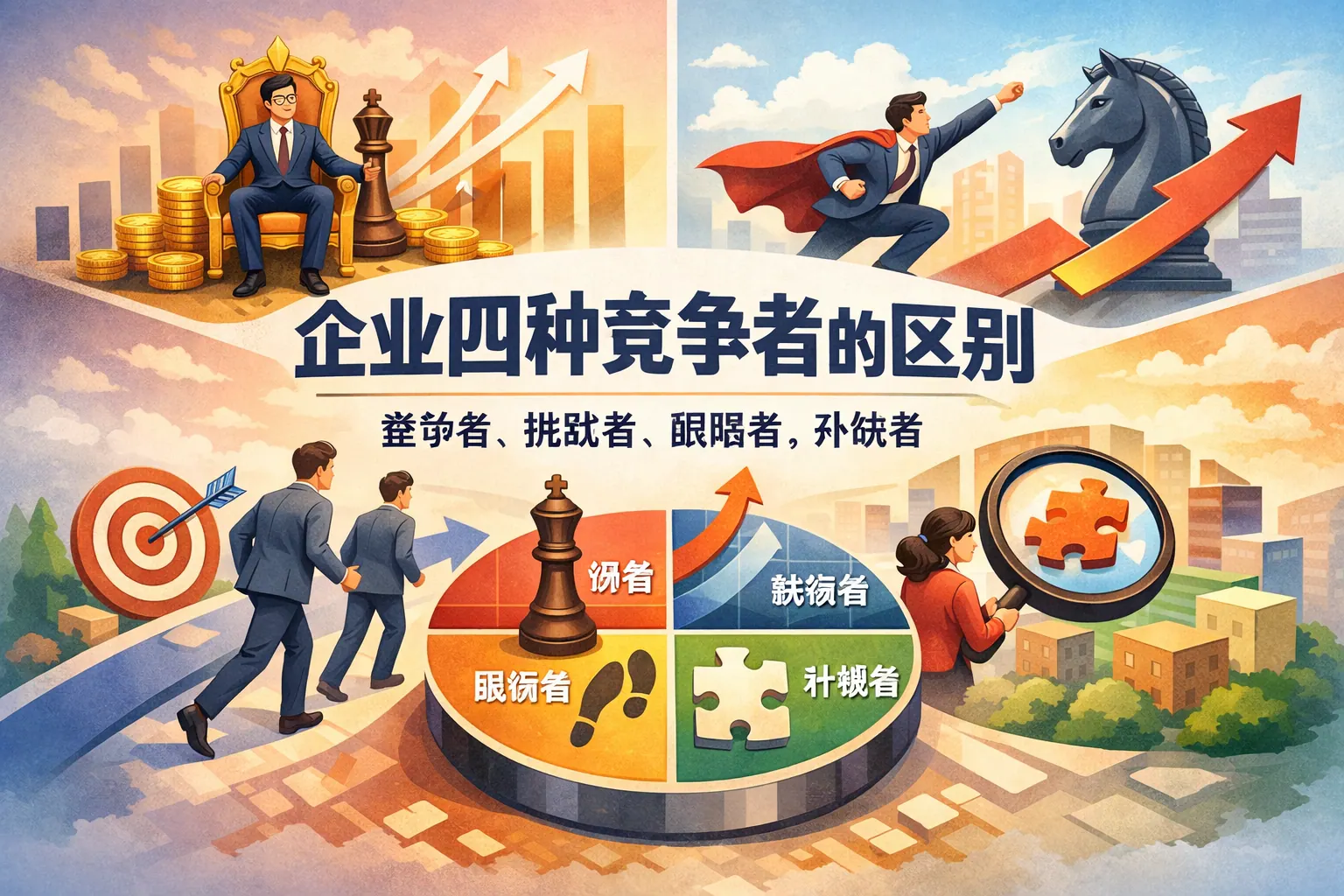 企业四种竞争者的区别