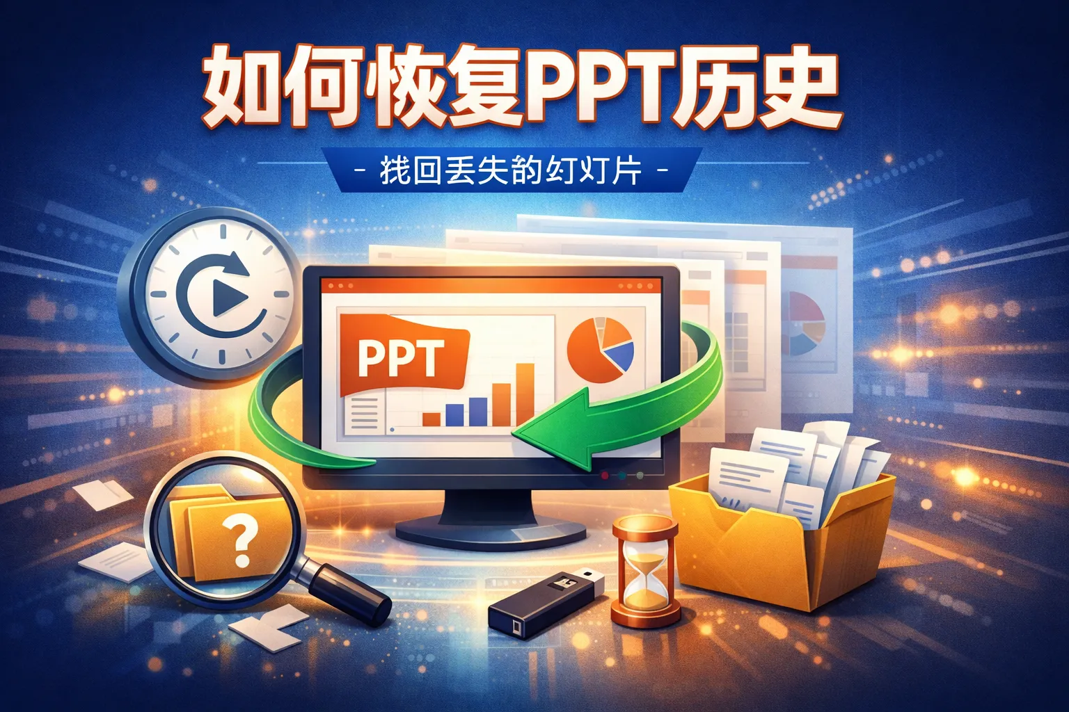 如何恢复ppt历史
