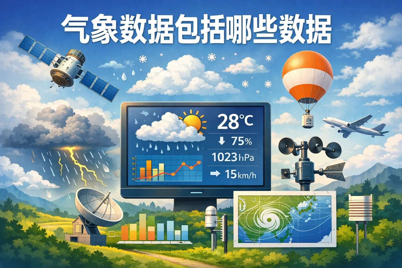 气象数据包括哪些数据