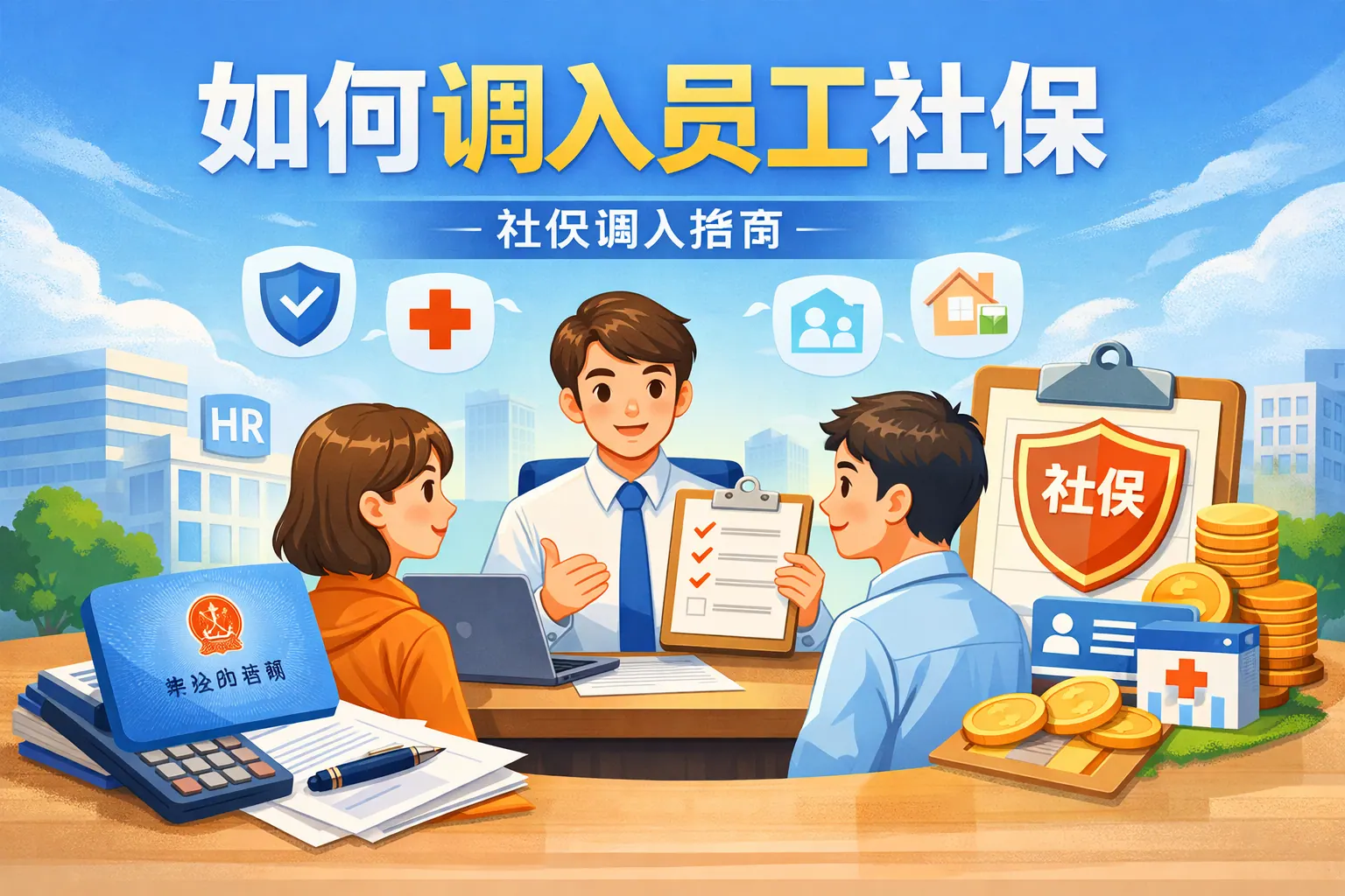 如何调入员工社保