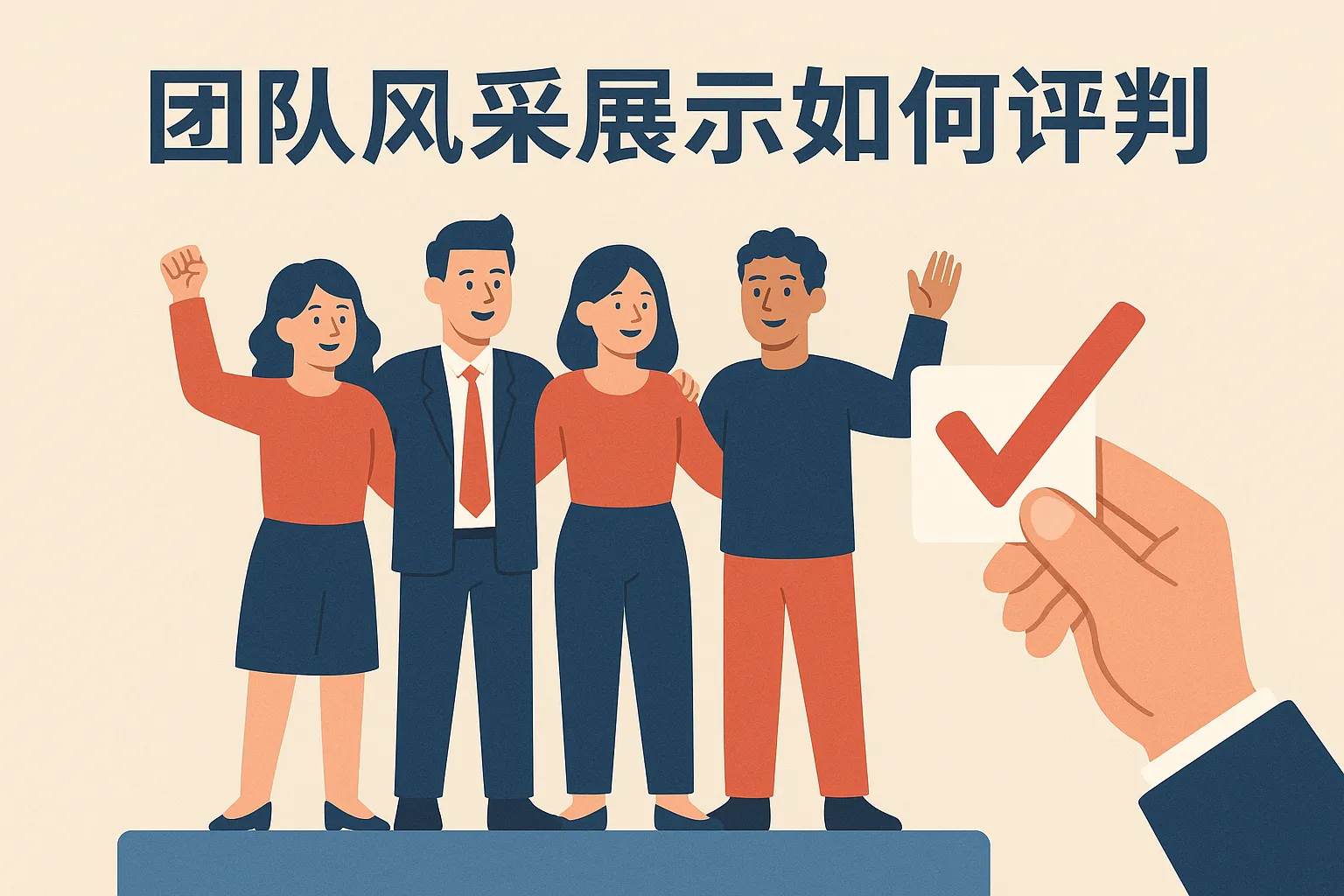 团队风采展示如何评判