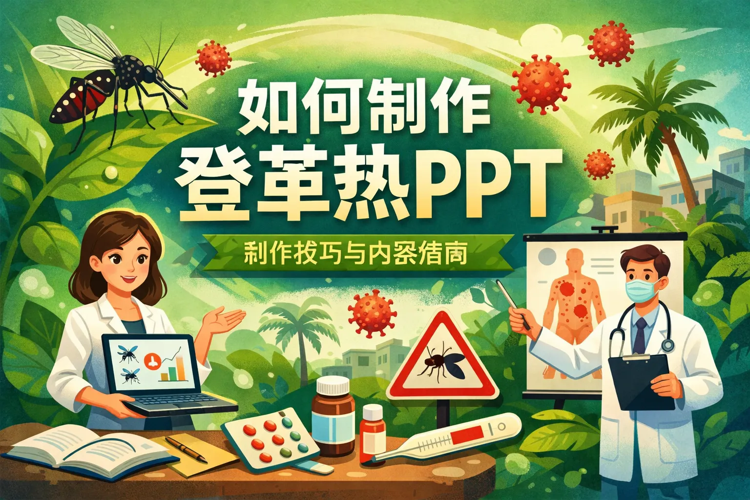 如何制作登革热ppt