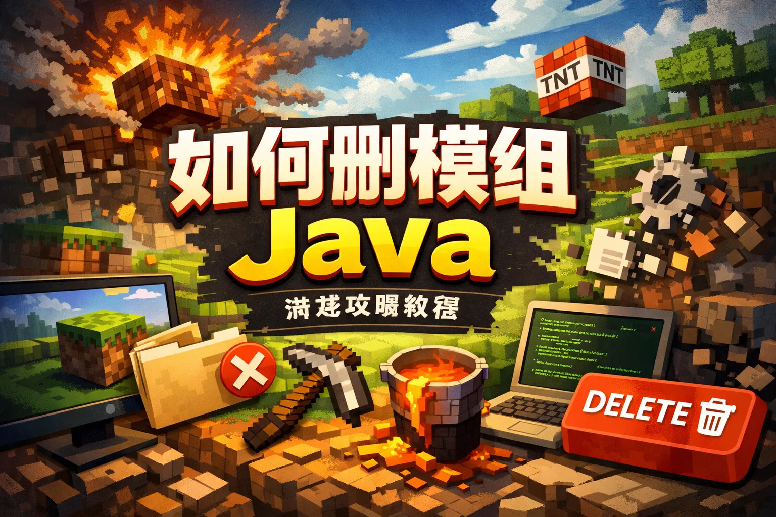 如何删模组java