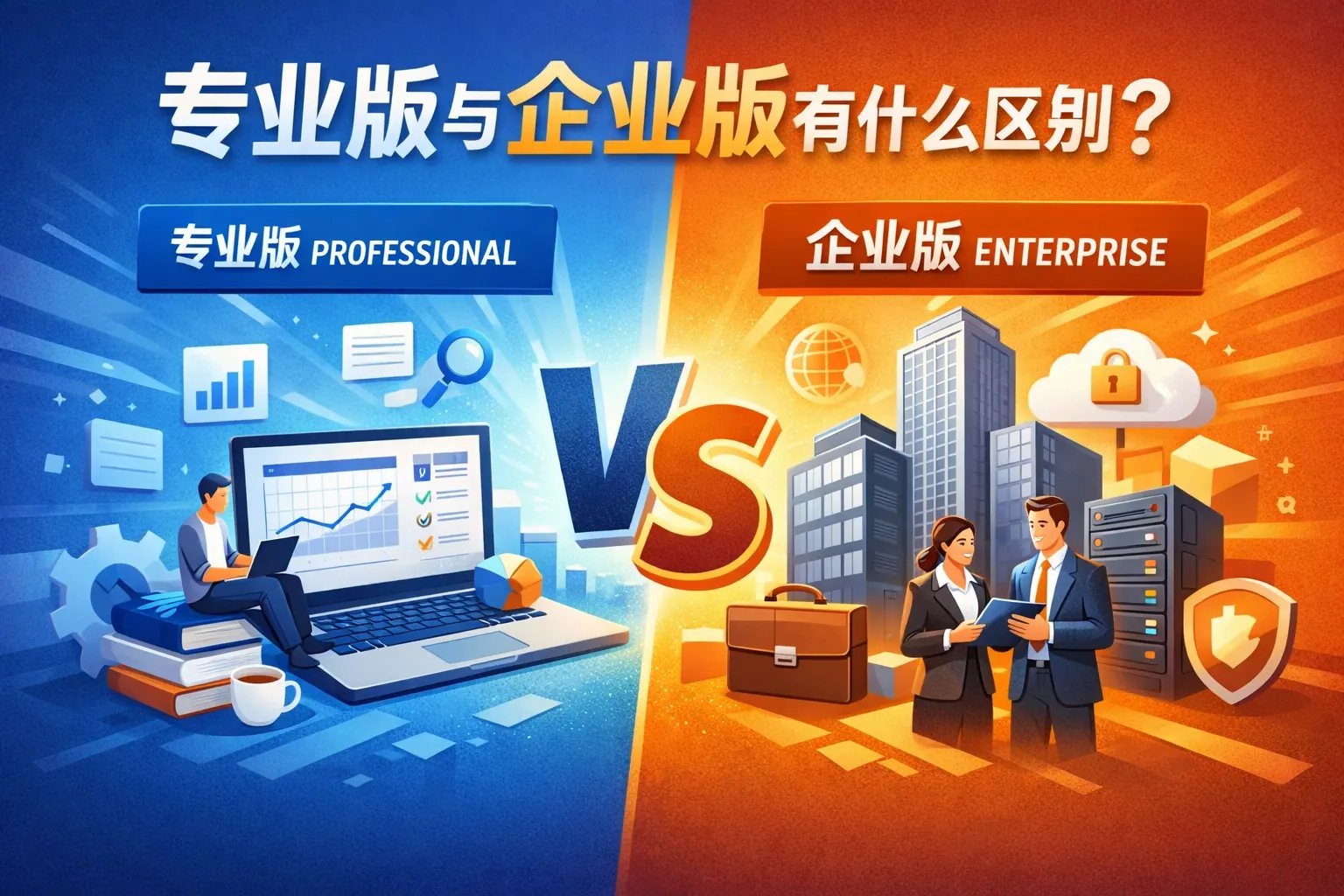 专业版企业版有什么区别
