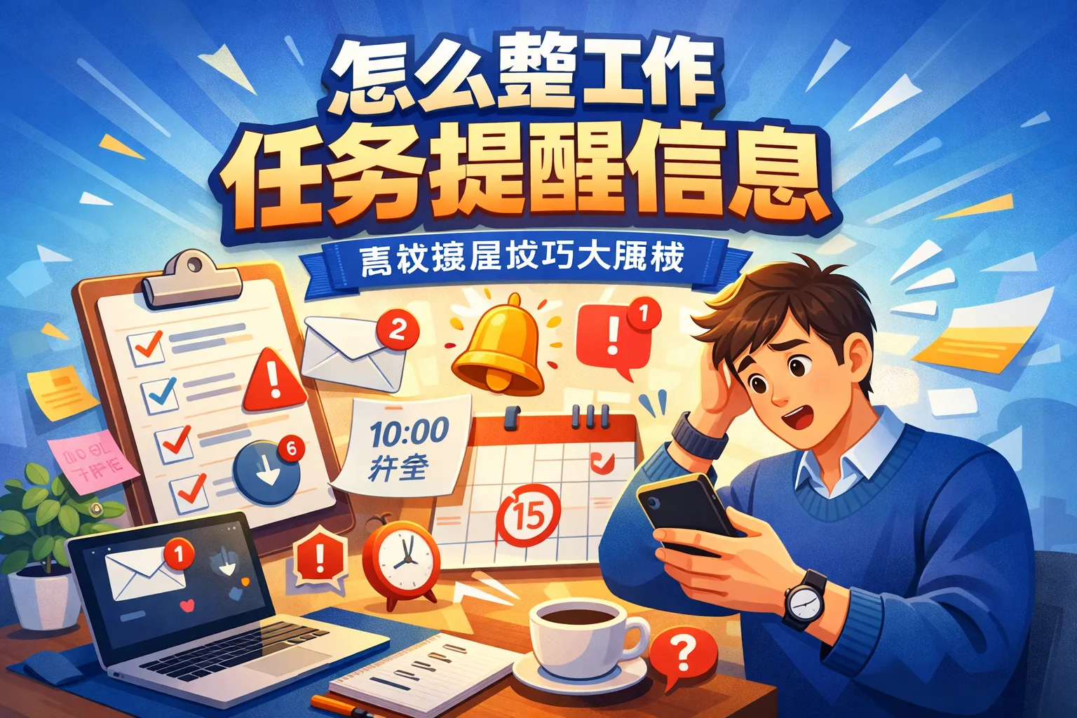 怎么整工作任务提醒信息