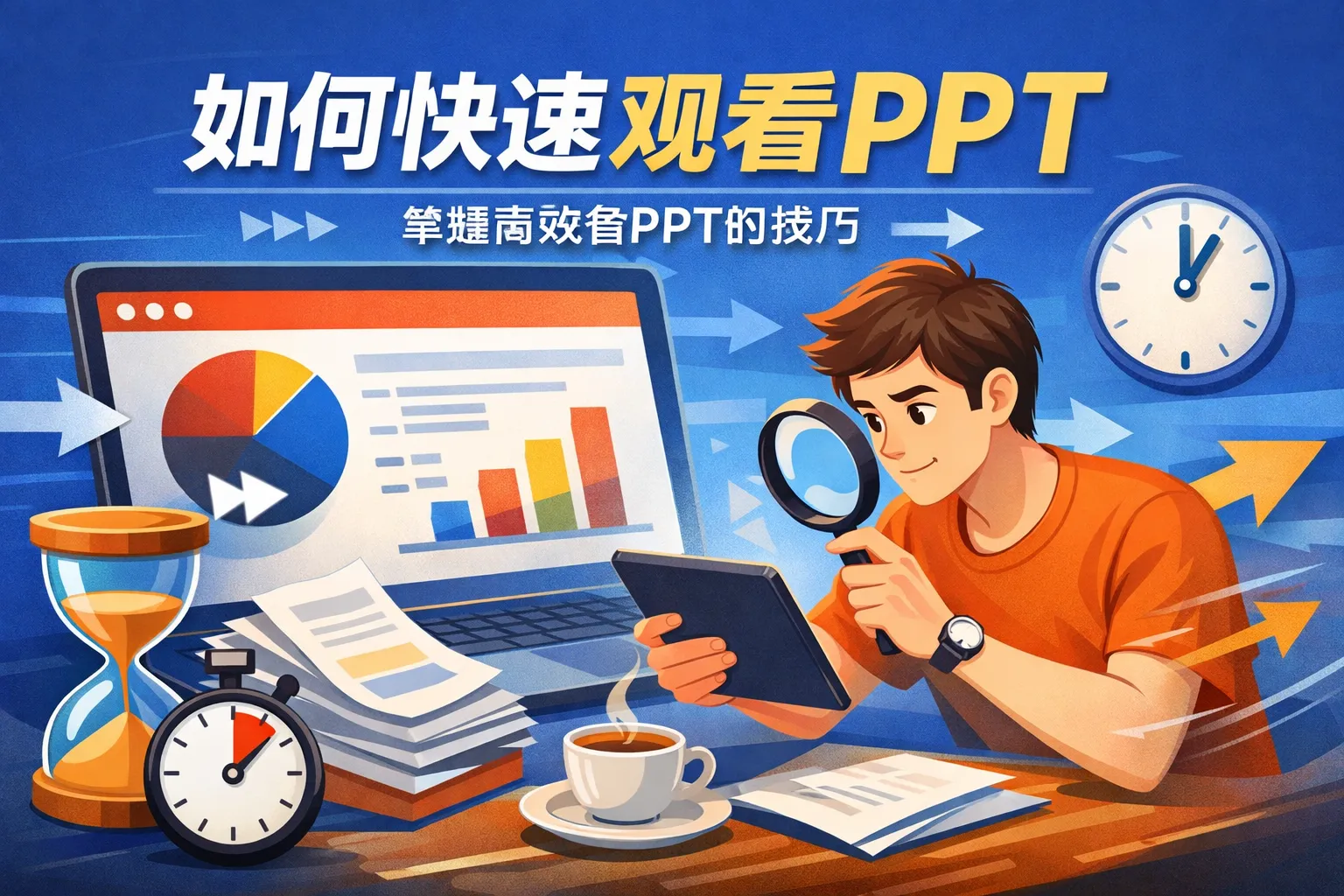 如何快速观看ppt