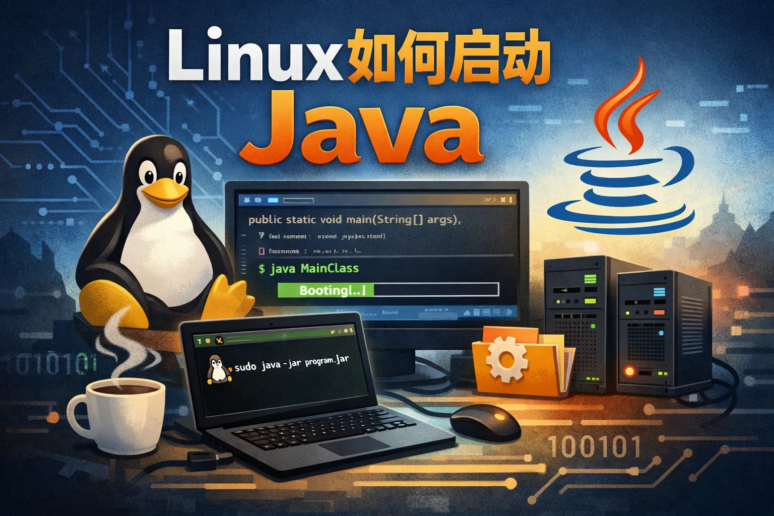 linux如何启动java