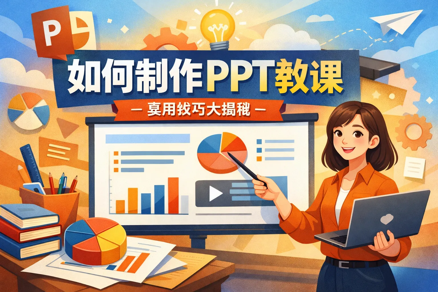 如何制作ppt教课