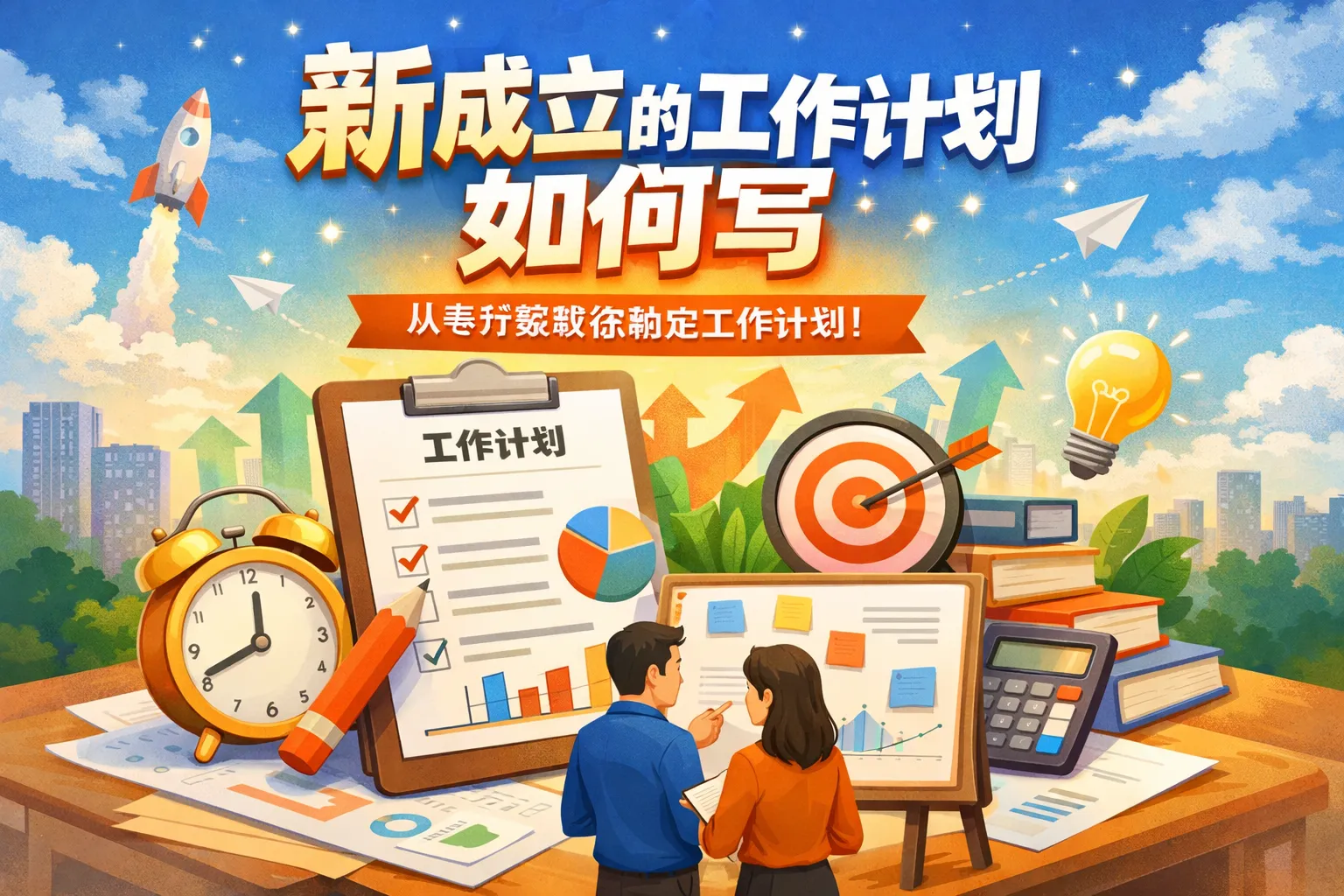 新成立的工作计划如何写