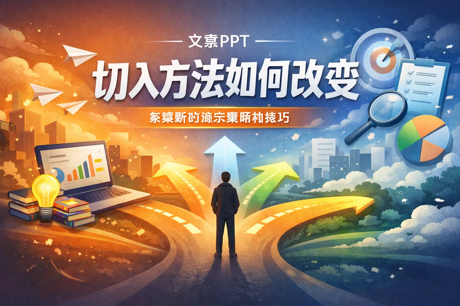 ppt幻灯片切入方法如何改变