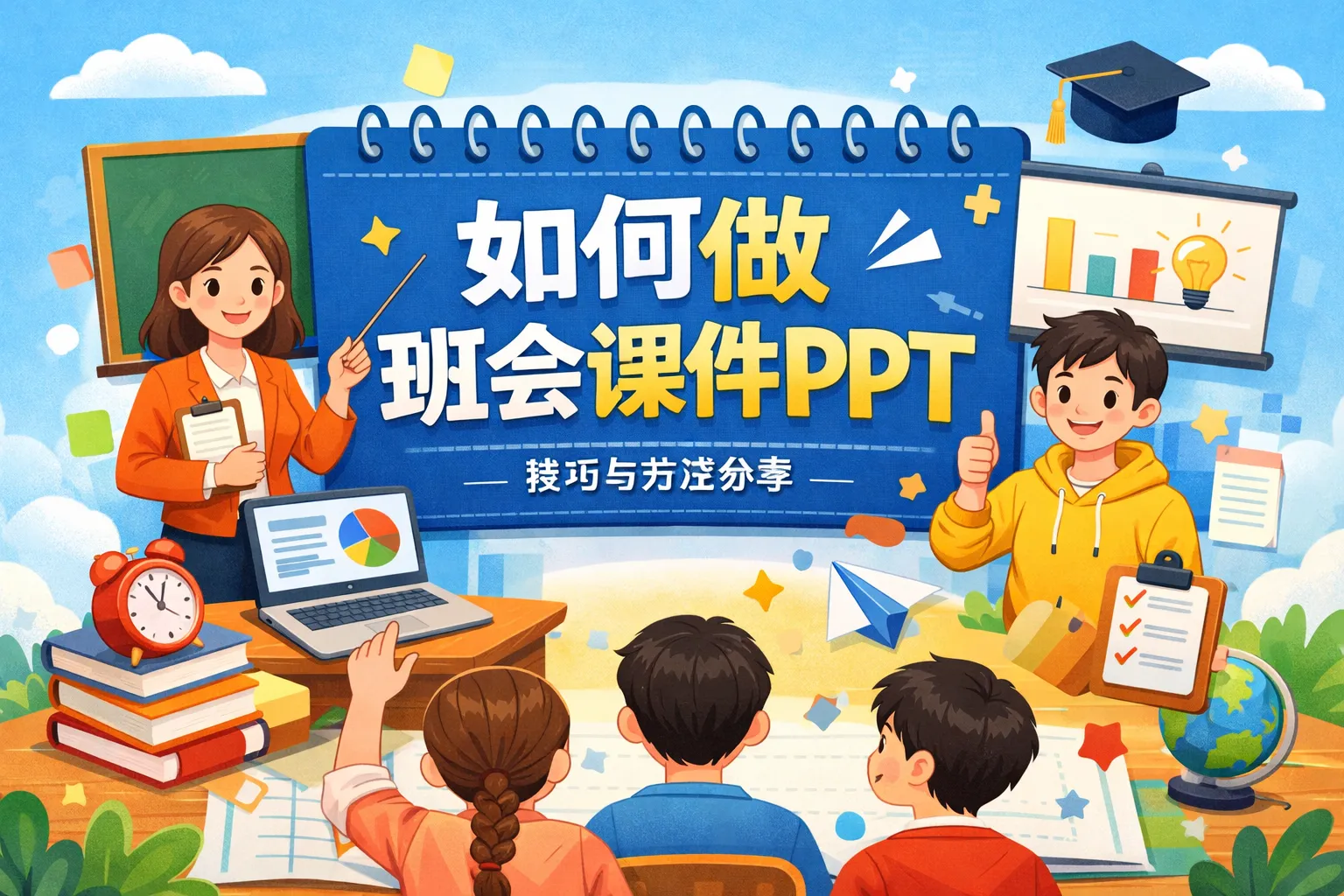 如何做班会课件ppt