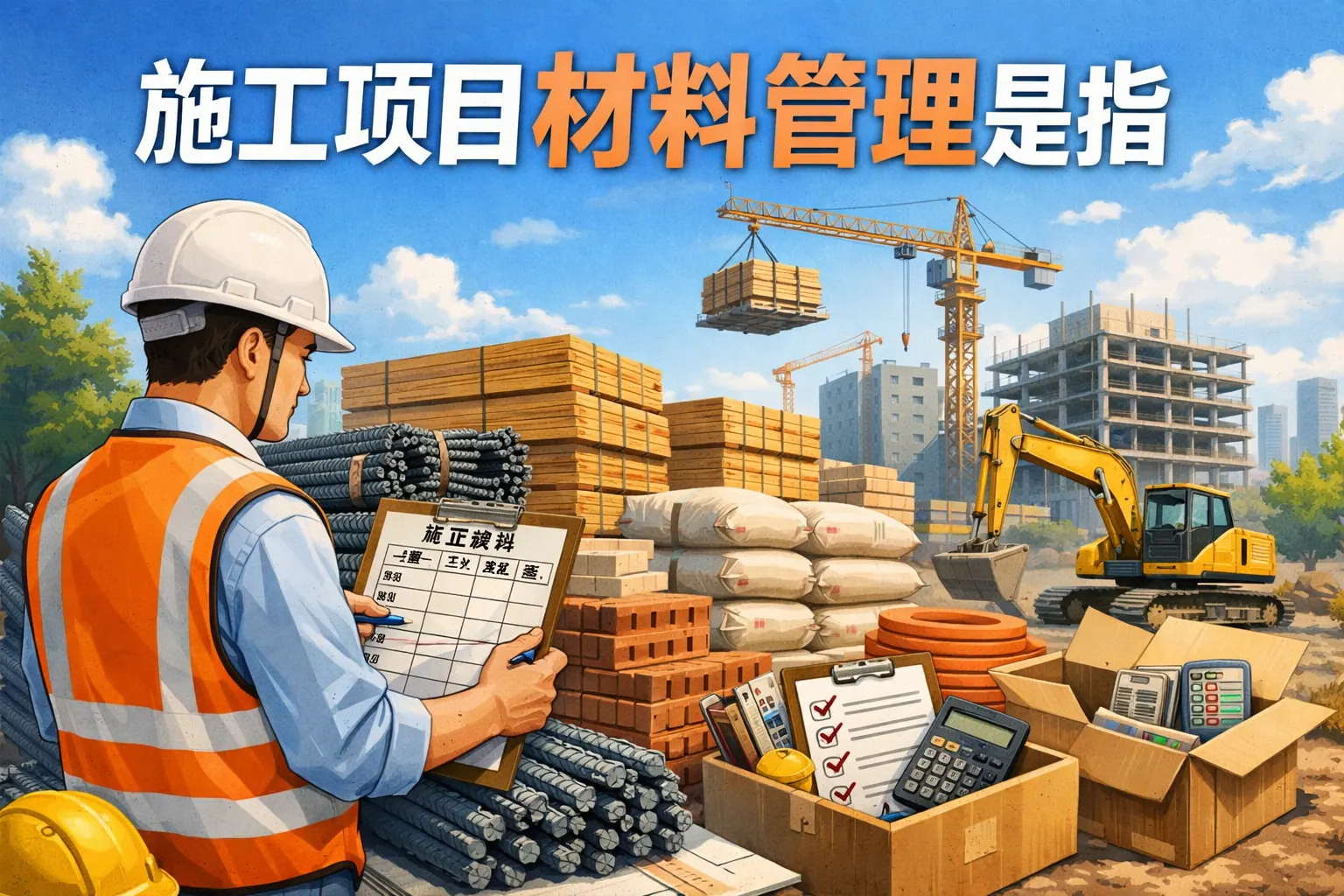 施工项目材料管理是指