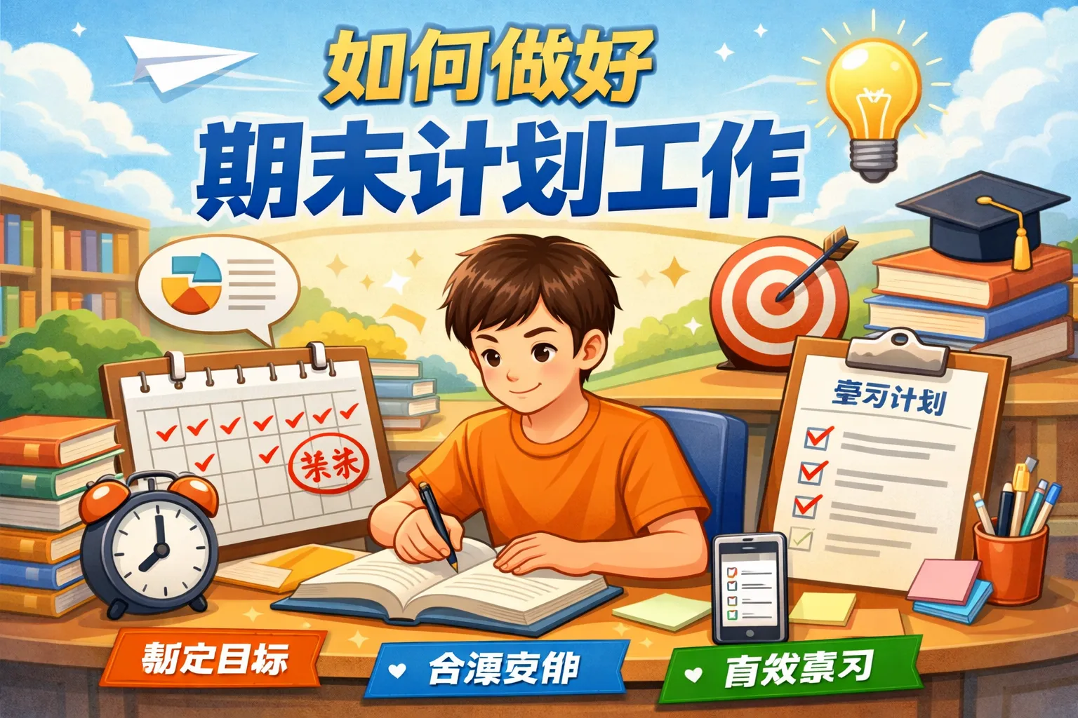 如何做好期末计划工作