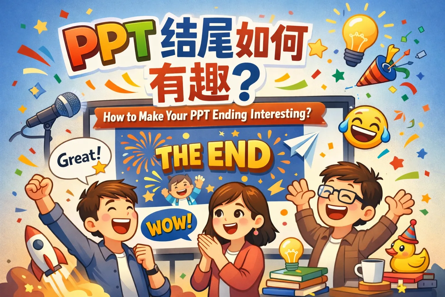 ppt结尾如何有趣