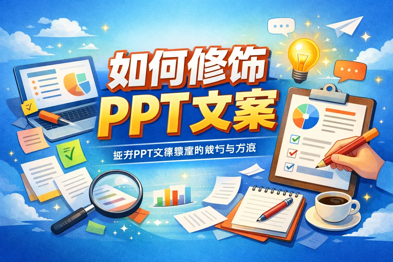 如何修饰ppt文案