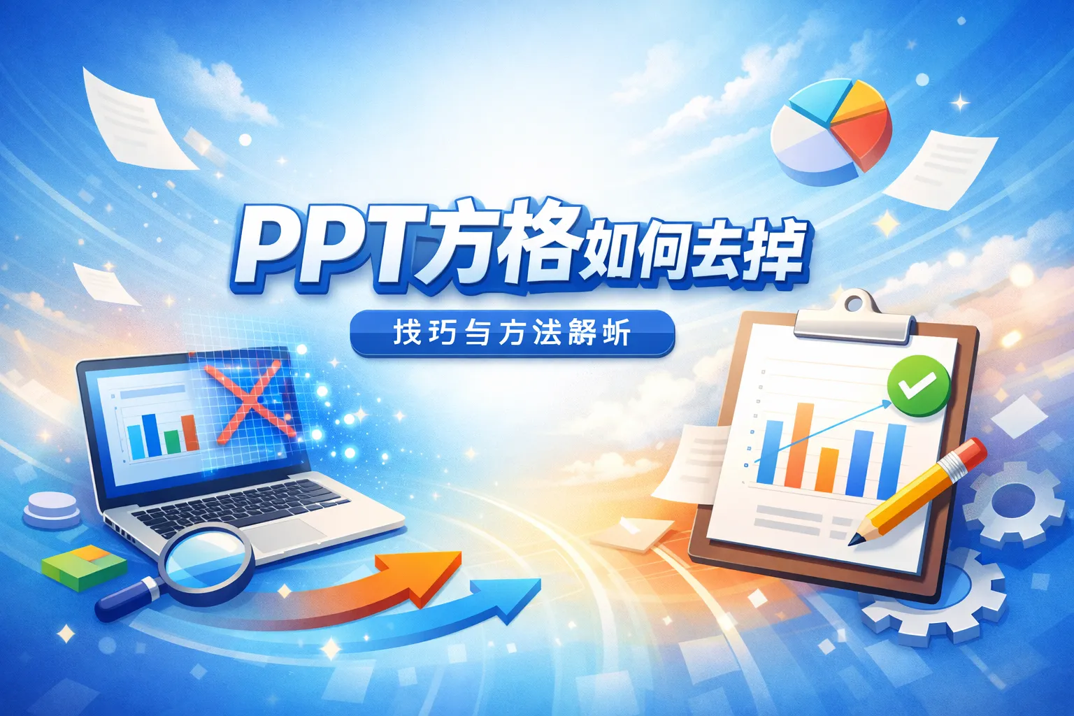 ppt方格如何去掉