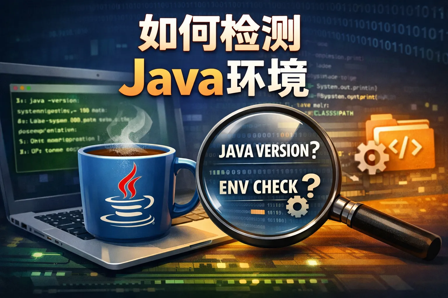 如何检测java环境